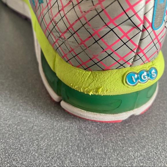 ASICS Gel Cirrus33 Running Shoes Womens 8.5 Silver Pink Athletic Sneakers - Picture 4 of 6